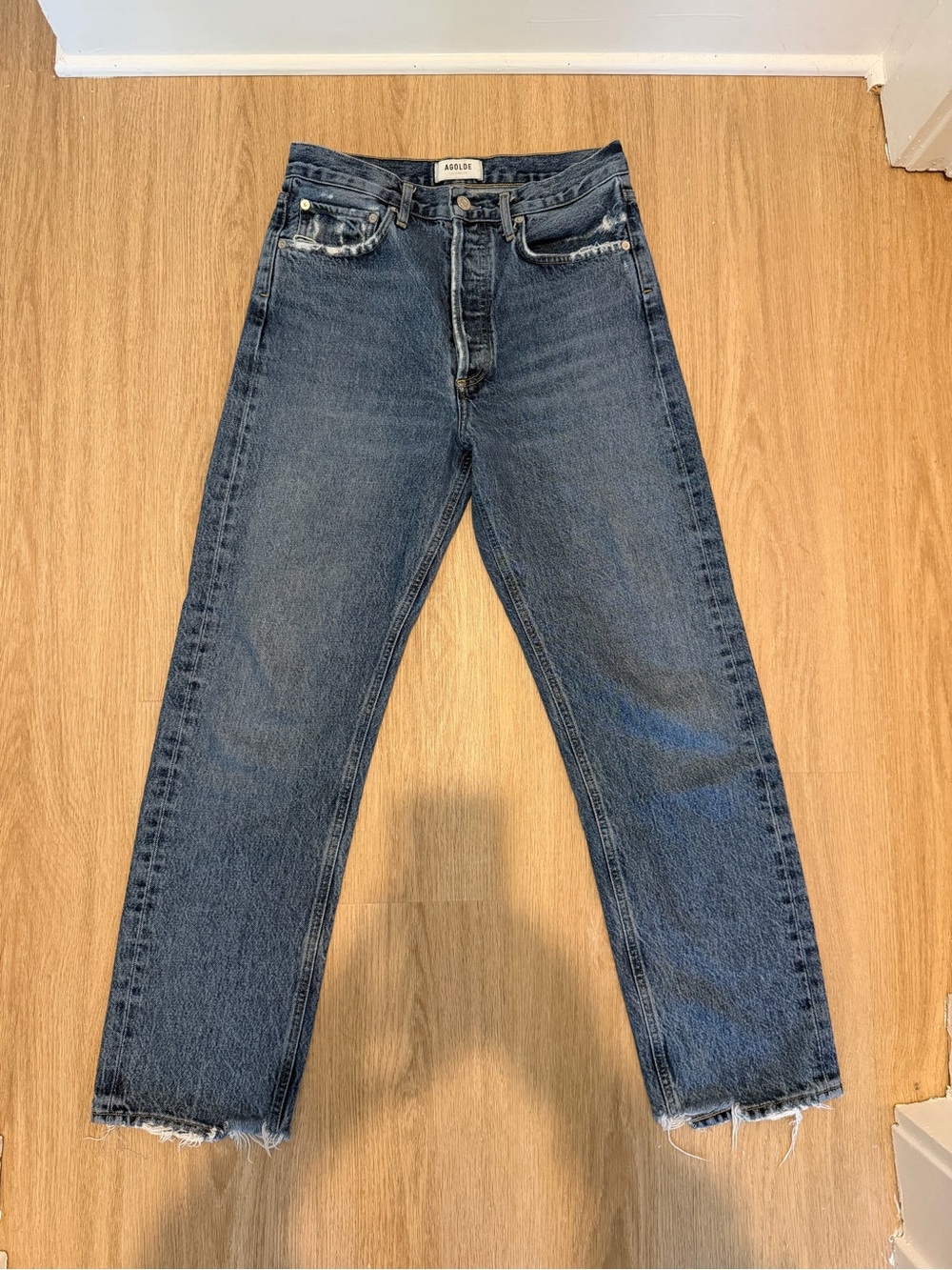 AGOLDE 90'S MID RISE STRAIGHT